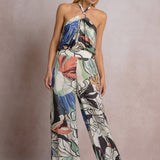 Elan Botanical Halter Top