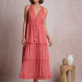 Elan Pink Maxi Dress