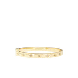 Marlyn Schiff Mini crystal starburst hinged bangle