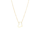 Marlyn Schiff Gold Heart Necklace