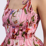 En Saison Celeste Peplum Top