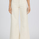 Fiona in Wheat Lace Print Jean