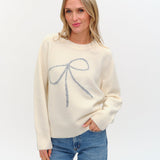 Beau Graphic Bow Sweater