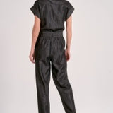 Elan Utility S/S Belted Jumpsuit