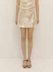 Elodie Reed Sequin Mini Skirt