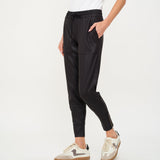 Headliner Coated Jogger in Black