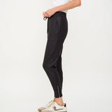Headliner Coated Jogger in Black