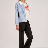 Elan Front Pocket Denim Jacket