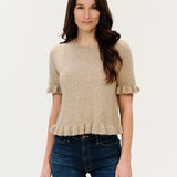 Six/Fifty Cleo Ruffle Edge Sweater