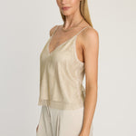 Allegra Top in Champagne