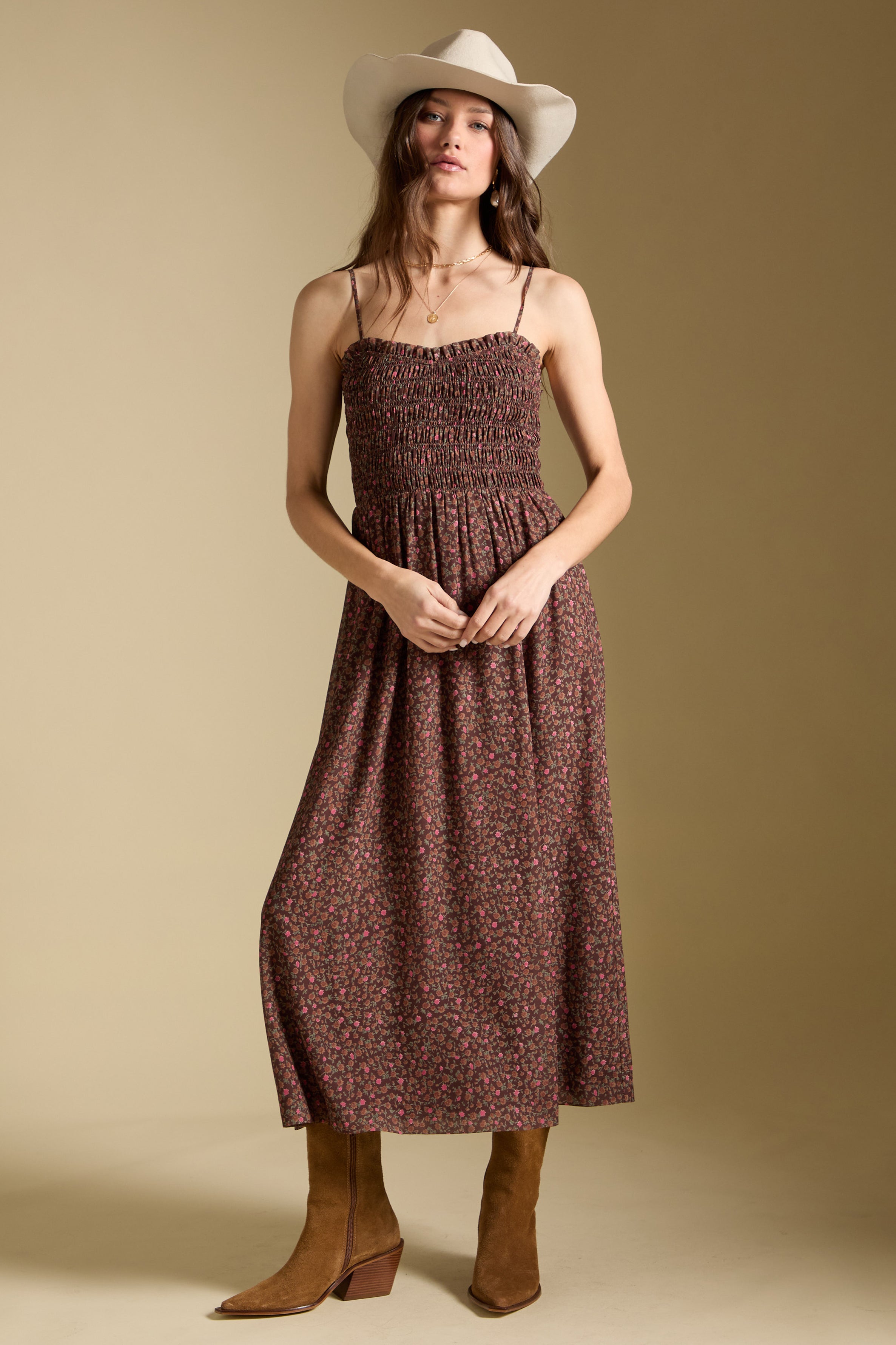 LAKEN MIDI DRESS