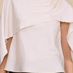 T5813 FIONA CAPE SATIN TOP
