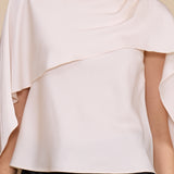 T5813 FIONA CAPE SATIN TOP